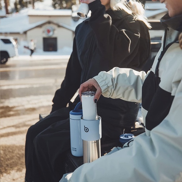 BOTTLE BOTTLE Insulated Water Bottle for Sports with Straw,2 lids,18oz 3IN1 BLUE - Picture 8 of 9